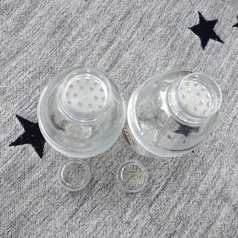 TWO Fineline Quenchers 7 oz. Clear Plastic Cocktail Shakers NWOT - Picture 9 of 11